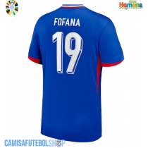 Camisa de time de futebol França Youssouf Fofana #19 Replicas 1º Equipamento Europeu 2024 Manga Curta